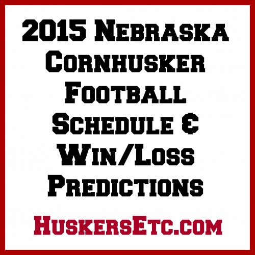 2015 Nebraska Huskers Schedule